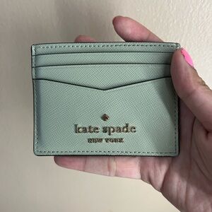 Mint Green Kate Spade Card Holder